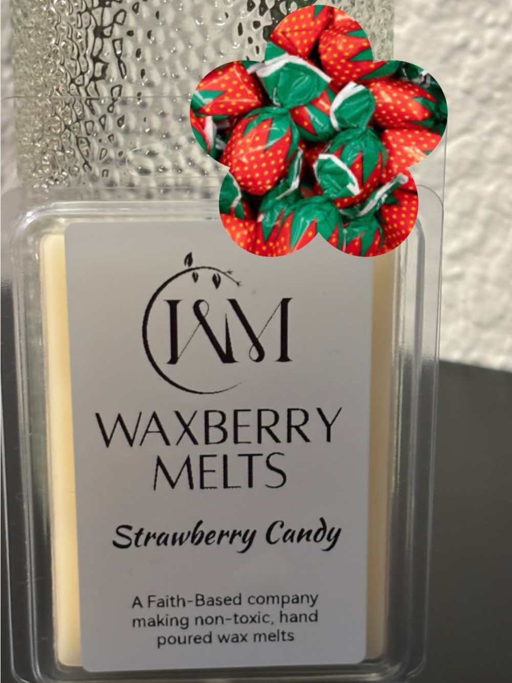 Handcrafted Limited Edition Strawberry Candy Scented Wax Melts